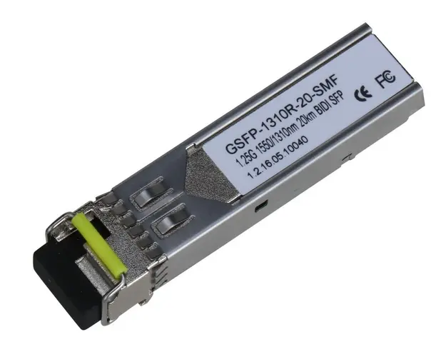 Modul SFP Gigabit, Single Mode, port LC, distanta de transmisie 20km, Dahua GSFP-1310R-20-SMF
