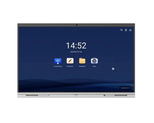 Tabla interactiva cu touch screen Dahua LCH65-MC410-B Whiteboard, 4K UHD, diagonala 65", unghi de vizualizare 178, Wi-Fi, intrari HDMI, USB, RJ-45, RS-232, difuzoare