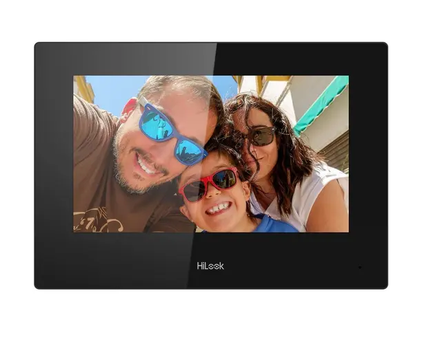 Monitor videointerfon TCP/IP Hikvision HiLook VI-H460WD, ecran tactil 7", Wi-Fi 2.4GHz, PoE, Audio