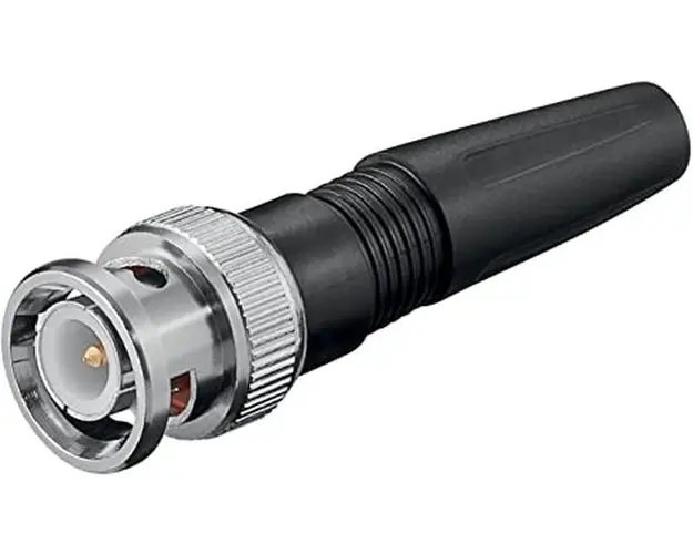 Mufa BNC cu surub si protectie cablu BNC-SCREW/PLAS