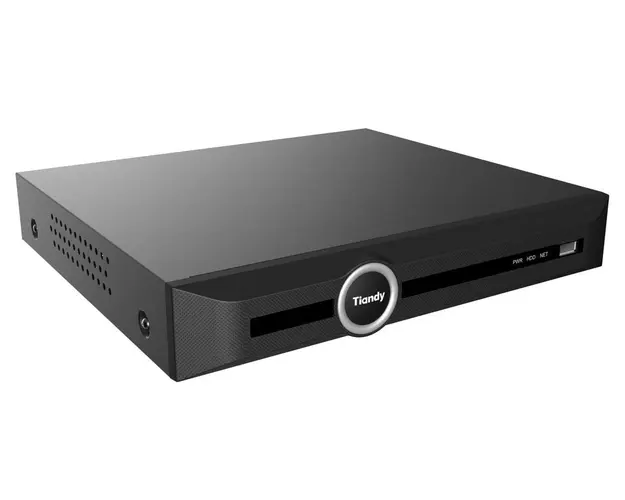 NVR 10 canale seria Lite Tiandy TC-R3110-IBP8KV3.1, 8MP 4K, 8x PoE, 70W, Functii AI, Suporta audio, 1 slot SATA