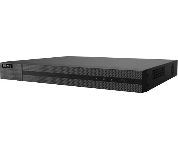 NVR 16 canale Hikvision HiLook NVR-216MH-C/16P(D), 8MP 4K, 160 Mbps, 16x PoE, 2x SATA, HDMI, VGA