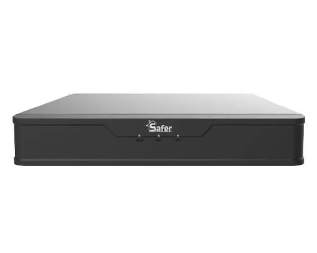 NVR 16 canale Safer SAF-NVR16-8MPH1 pana la maxim 16MP, latime banda 80Mbps, ONVIF, 1 port SATA