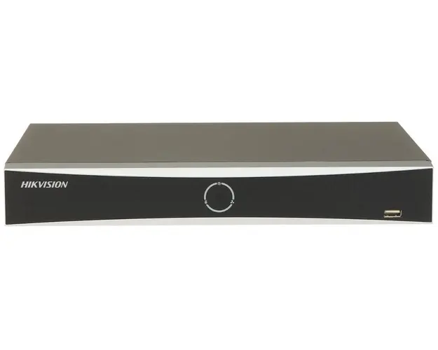 NVR 4 canale cu PoE, AcuSense, 8MP 4K, 80 Mbps, 50W, 1U, 1x SATA, Hikvision DS-7604NXI-K1/4P