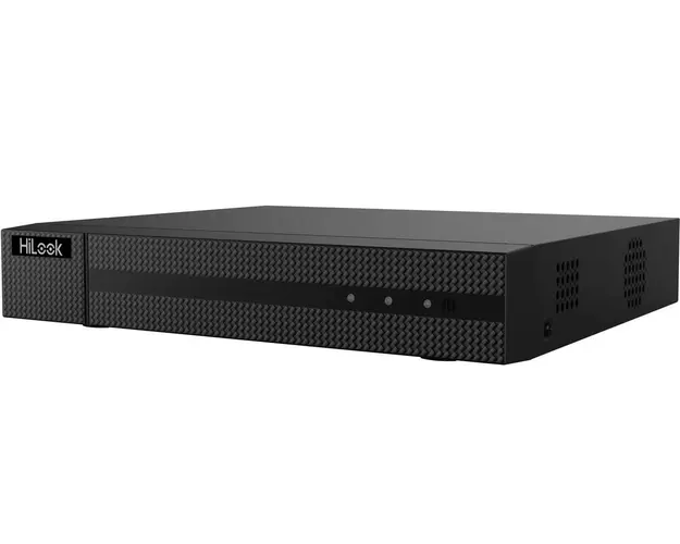 NVR 4 canale Hikvision HiLook NVR-104MH-C(D), 8MP 4K, latime de banda 40Mbps, Detectare miscare, 1 port SATA
