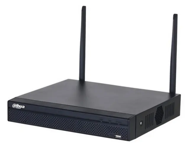 NVR 4 canale wireless, 6 MP, bandwidth 40 Mbps, Dahua, NVR1104HS-W-S2-CE