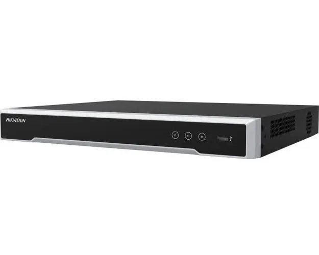 NVR 8 canale, 8K, Hikvision DS-7608NI-M2/8P, PoE, 256 Mbps, 2x port SATA, Alarma 4/1