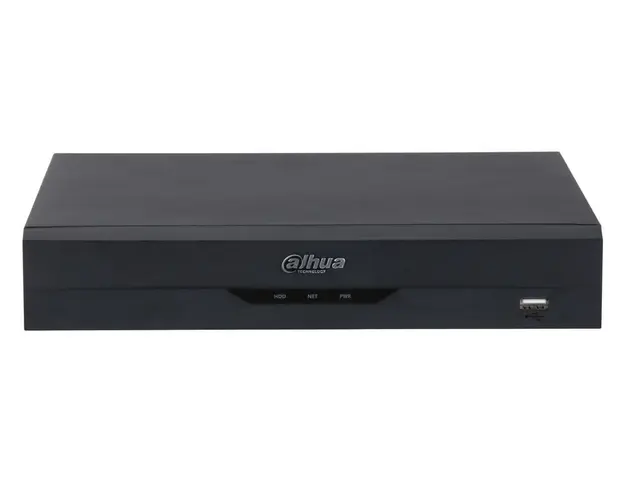 NVR 8 canale cu PoE, 72W, WizSense, pana la 16MP, latime de banda 256Mbps, 1x SATA, Dahua NVR4108HS-8P-EI
