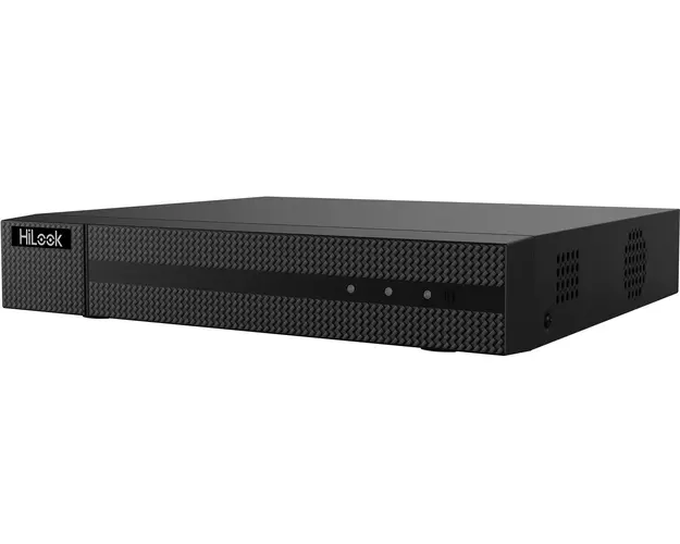 NVR 4 canale Hikvision HiLook NVR-104MH-D(D), 6MP, 40 Mbps, Detectare miscare, 1x SATA max 6TB, HDMI, VGA