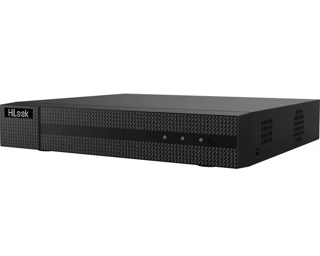 NVR 8 canale Hikvision HiLook NVR-108MH-C(D), 8MP 4K, 80 Mbps, Detectare miscare, 1x SATA max 8TB, HDMI, VGA