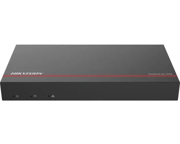 NVR 8 canale PoE, 4MP, latime de banda 60Mbps, SSD 1 TB incorporat, Hikvision DS-E08NI-Q1/8P