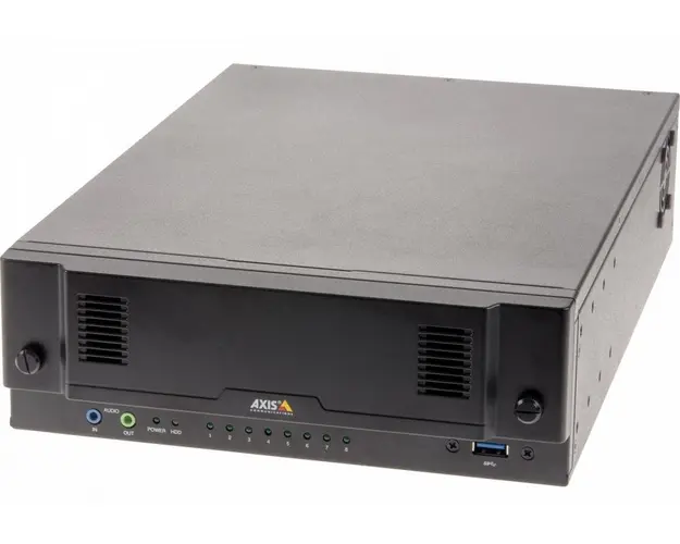 NVR de tip Server Video AXIS S2208, 8 canale PoE, 4K, 2 porturi HDD