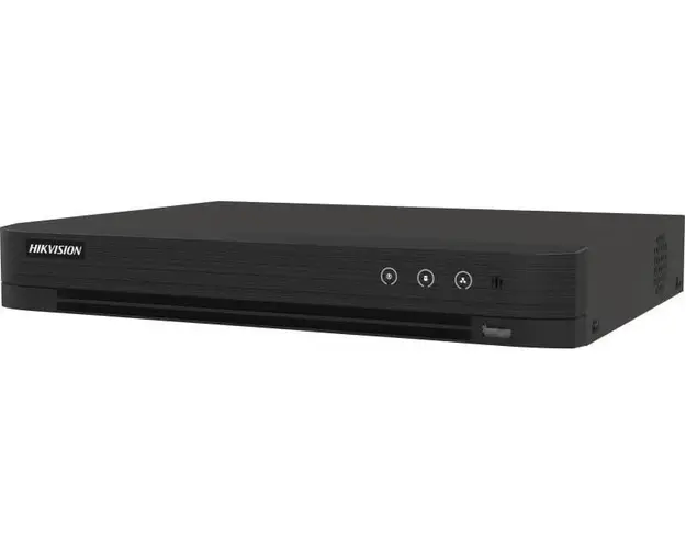DVR 4 canale AcuSense, 8MP, 5 in 1, 96 Mbps, 1x SATA, Audio prin coaxial, H.265 Pro+, Hikvision IDS-7204HUHI-M1/P(C)