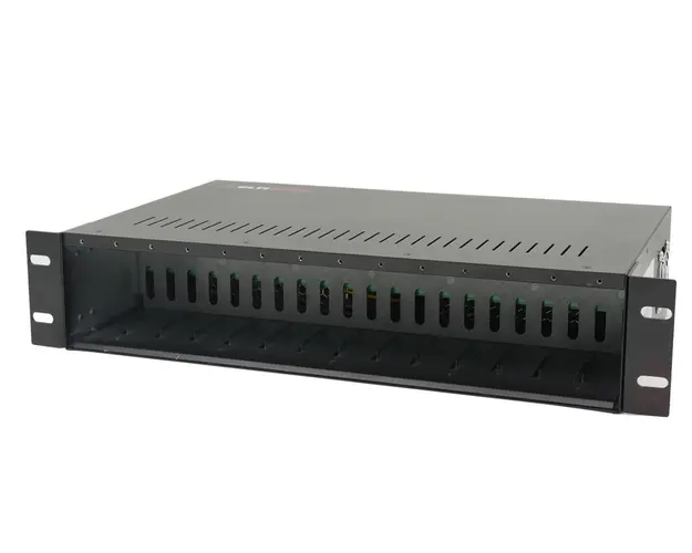 Carcasa rackabila pentru max 14 mediaconvertoare 2U, OM-14