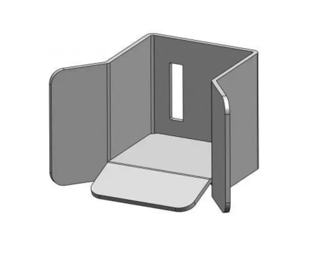 Opritor capat de cursa inferior, galvanizat HC75