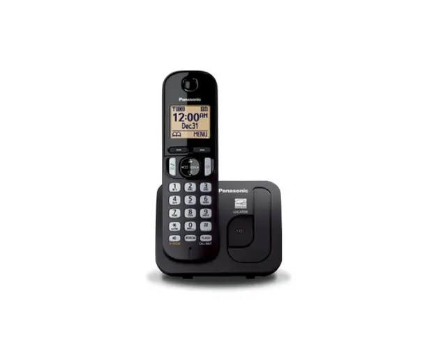Telefon Panasonic DECT, wireless, caller ID, speaker, speed dial, keypad lock, KX-TGC210FXB