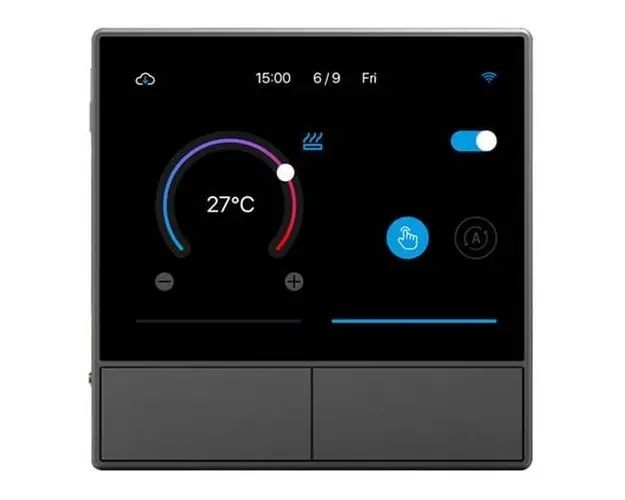Display cu 2 butoane wifi termometru, Smart Scene, Sonoff NSPanel-EU
