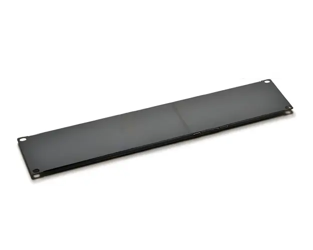 Panou montaj 2U pentru rack 19”, dimensiuni de 482x88, negru, Safer BLINDPANEL 2U