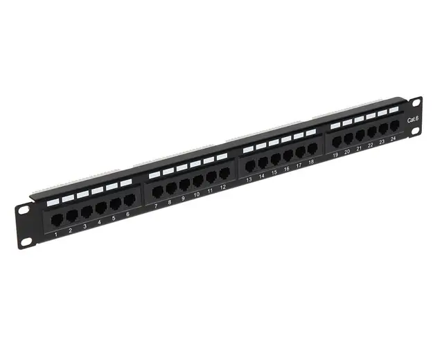 Patch Panel 24 porturi rackabil CAT6, PATCH PANEL6