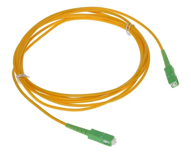 Patchcord pentru fibra optica Single Mode, 3m, SC/APC-SC/APC, Safer PC-SC-APC/SC-APC-3