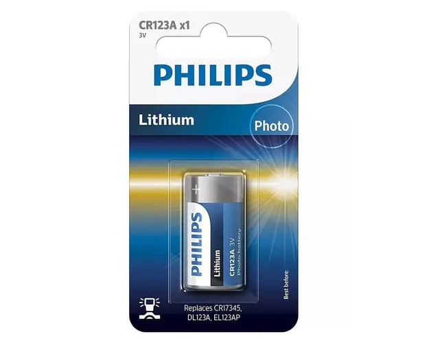 Baterie Lithium Blister 1 BUC, Philips, PH-CR123A/01B