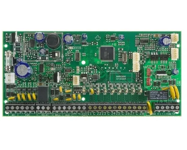 Centrala de alarma antiefractie Paradox SP6000PCB, 8 zone, 2 partitii