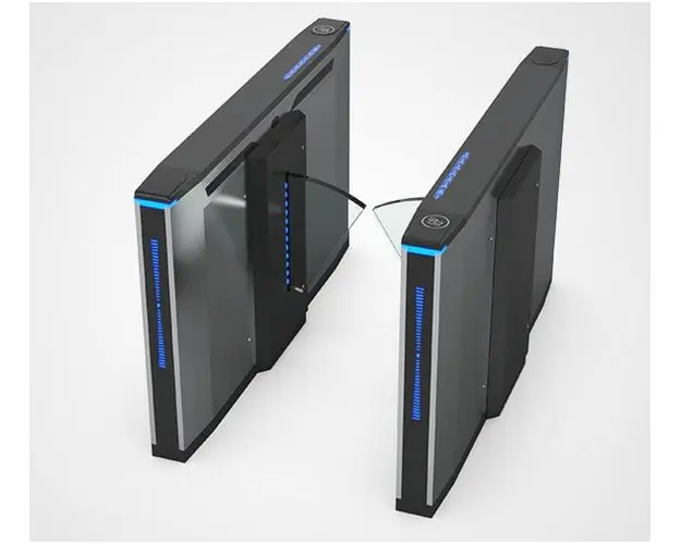 Poarta batanta de tip turnichet, 550mm, 24V, banda LED, Safer SAF-N-30