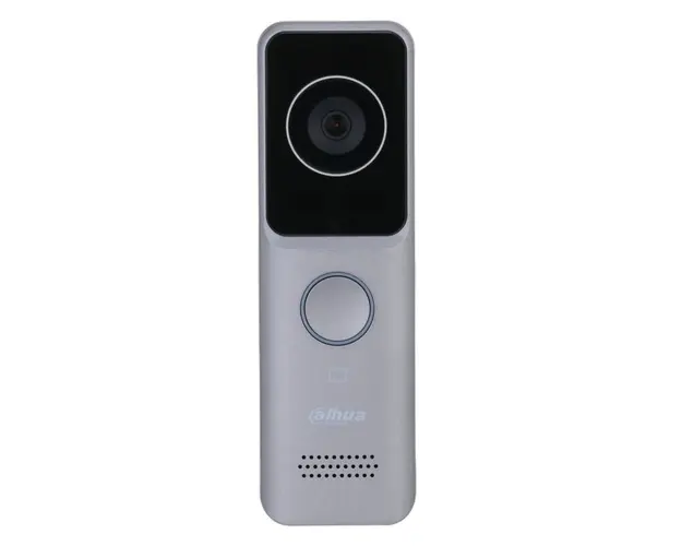 Post de exterior pentru videointerfon IP Dahua, Wi-Fi, camera 2MP cu IR, deblocare de pe telefon, card sau monitor, VTO2311R-WP