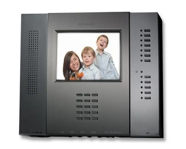 Videointerfon de interior Commax, display 5 inch, 4 fire, 100-240 V, CAV-501D