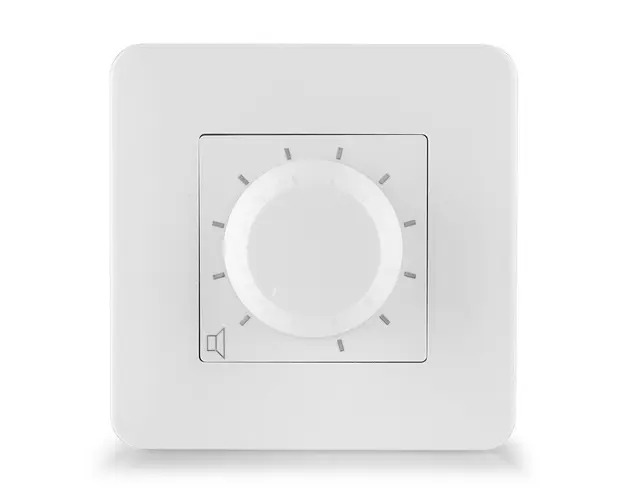 Potentiometru de volum PA100V, 30W, 11 pasi, montare aparent sau incastrat, Power Dynamics PDVC30