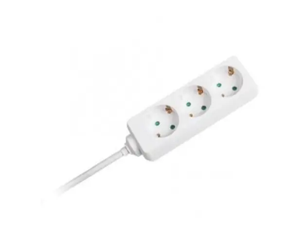 Prelungitor cu 3 cai, cablu 3 x 1.5 mm, lungime 3 m