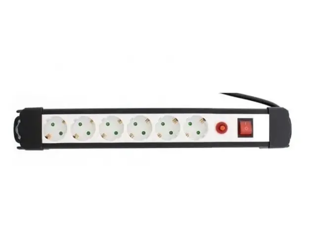 PRELUNGITOR cu 6 prize, lungime de 5 metri si protectie 10A PRP6C5M