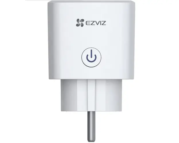 Priza Smart T30 Ezviz CS-T30-10B-EU, Wi-Fi 2.4GHz, Control prin aplicatia mobila, Compatibil cu Google Assistant, Alexa, material ignifug