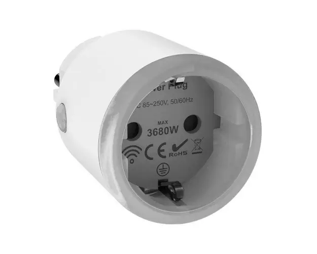 Priza Wifi inteligenta, control WiFi din aplicatia Tuya, 16A, 0.5W, suport protocol Matter, monitorizare energie, NEO NAS-WR10W6