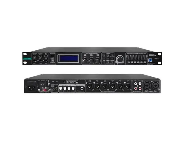 Procesor de sunet digital rackabil DSPPA D6575, 7 canale, procesor de 32bit, frecventa 96KHz