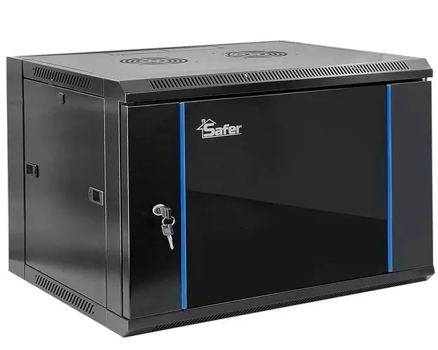 Rack 6U, 19", 600x450mm, montaj pe perete, SAFER, RACK6U