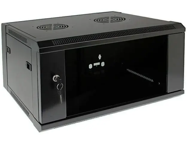 Rack pentru perete 4U 19'' Negru 600X450, RACK 4U
