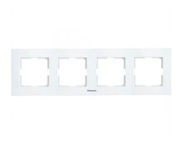 Rama orizontala 4 posturi, aparataj de camera cu montaj ingropat, Karre Plus Panasonic