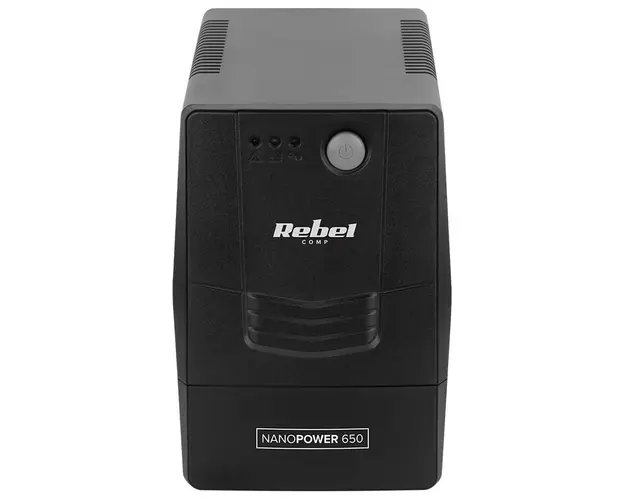 UPS pentru supraveghere video si sisteme de securitate NANOPOWER 850VA, 480W, 2 prize, Rebel RB-4021