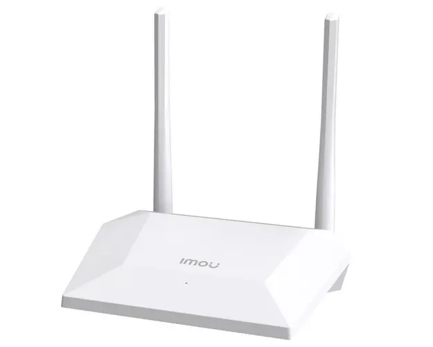 Router wireless, 4 porturi, Wi-Fi 2.4GHz, 300 Mbps, 2.4 GHz, 2 antene externe 5 dBi, Imou HR300