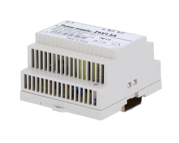 Sursa de alimentare 24V/1.5A, montaj pe sina DIN, Safer SAF-24-DIN1.5