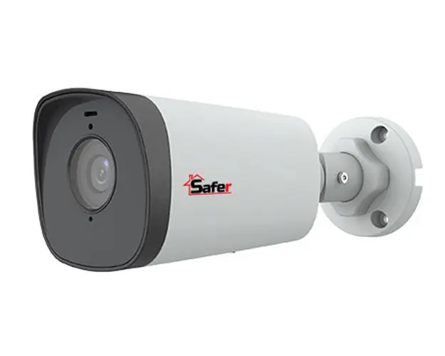 Camera de supraveghere IP, 2MP, 4mm, IR 80m, Microfon, MicroSD, PoE, IP67, Safer SAF-IPCBM2MP80LH-4