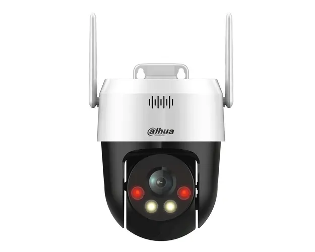 Camera de supraveghere Wireless Dahua 5MP, SD-P5AE-PV-0400B, 4mm, Alarma acustica si optica, Auto Tracking, IP66