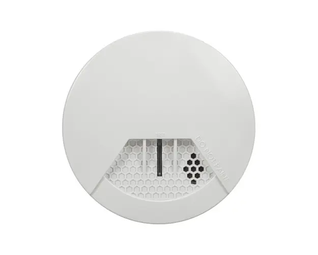 Detector wireless de fum, senzor fotoelectric, sirena incorporata 85 dB, indicator stare LED