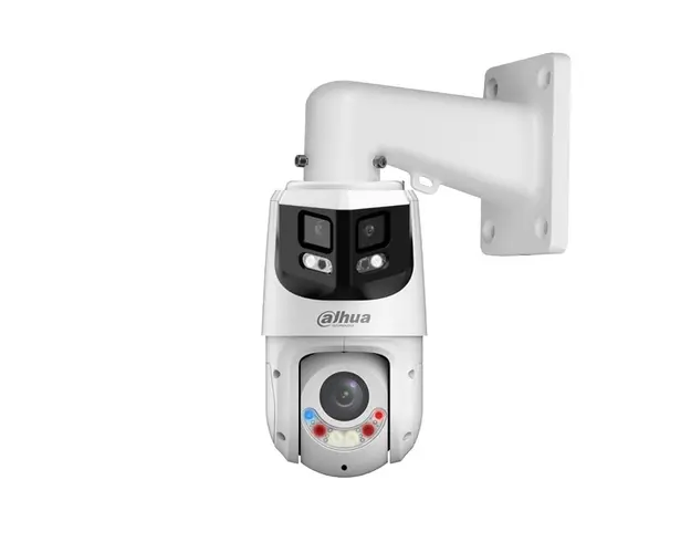 Speed dome IP PTZ cu 2 lentile, 8MP + 4MP, Dual Light, PoE, Starlight TiOC, 25x, 5-125 mm, MicroSD, Dahua SDT4E425-8P-GB-APV1