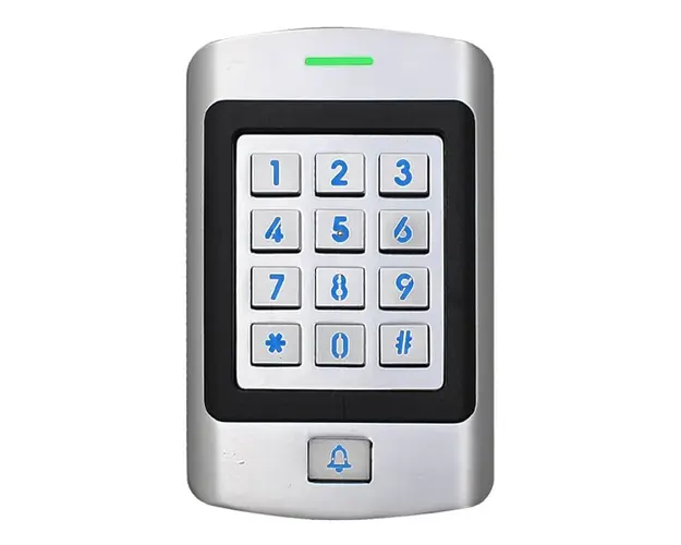 Control acces cu cod PIN si card RFID 125KHz, alarma anti-manipulare, sonerie, IP66, SECUKEY-K9