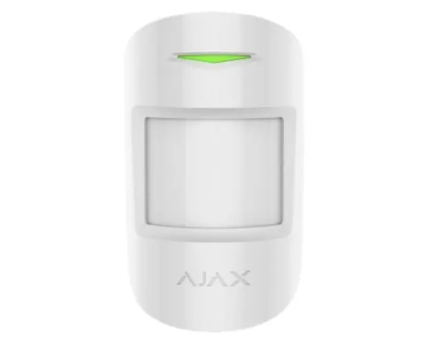 Senzor de detectie miscare PIR Ajax, AJAX MOTIONPROTECT white