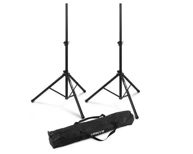 Set 2 stative pentru boxe Vonyx LS01K, 100-175cm, geanta de transport inclusa