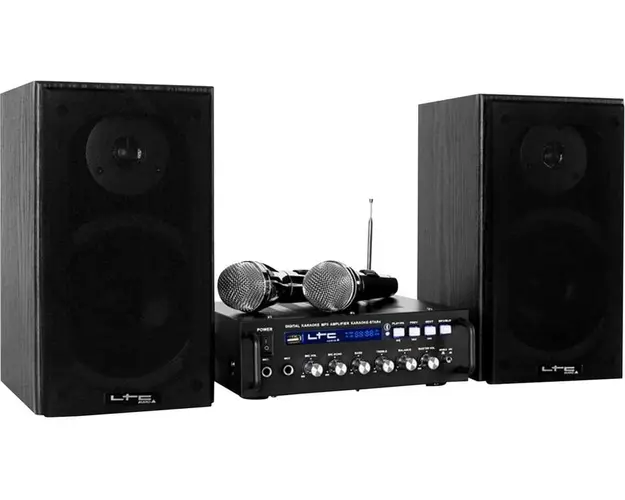 Set Karaoke all In one, boxe, mixer si 2 microfoane, USB Bluetooth, 2x75W, LTC KARAOKE-STAR4