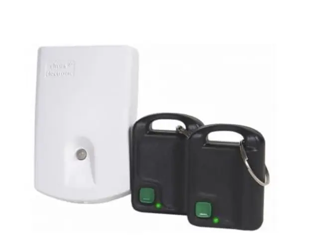 Set receptor wireless 1 canal + 2 Telecomenzi 1 buton Elmes, U1HS